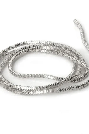 Cannetille frisée pour broderie - broches & bijoux brodés 1 mm - Silver x5g Prezzo Conveniente