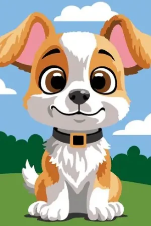 Promo Stagionale Kit di tela per bambini - Cane - Margot de Paris