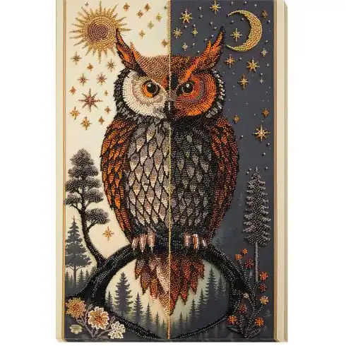 Acquista Ora Kit di ricamo con perline - Tra il giorno e la notte - Abris Art