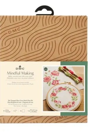 Subito Disponibile Duo Kit di Punto Croce - Fragranza di Rose - DMC