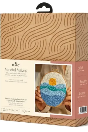 Subito Disponibile Kit di ricamo Punch Needle - Marina - DMC