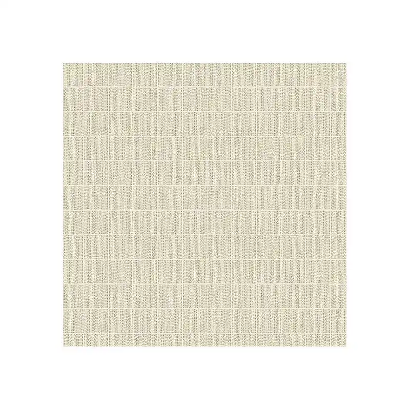 Cocoa Blue Mist Linen, tessuto a riquadri beige- Edyta Sitar Miglior Prezzo