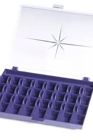 Solo Oggi Boite de rangement pour 32 canettes pour machine à coudre