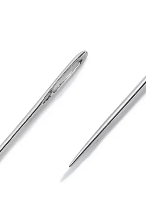 Aiguilles ultra-fines pour broderie en perles n°10 et 12 chas argenté x4 A Buon Prezzo