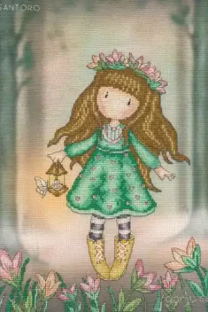 Prezzo Ridotto kit ricamo a punto croce - Fiore selvatico dei boschi - Bothy Threads