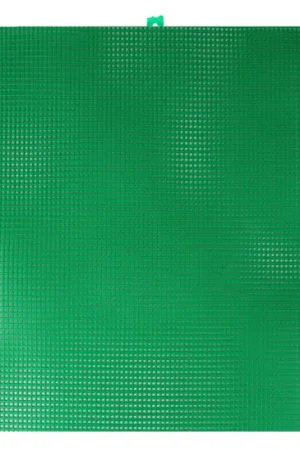 Consegna Rapida Feuille Toile Canevas Plastique à Broder et découper 26.7x34.3 cm n°7 Vert