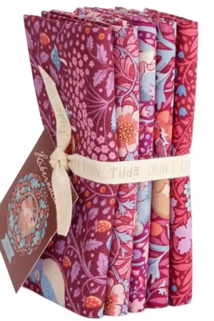 Tilda Hibernation Fat Quarter Bundle 5 fabrics Hibiscus Super Prezzo