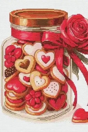 Più Venduto kit ricamo a punto croce - Amore tenero - Nova Sloboda