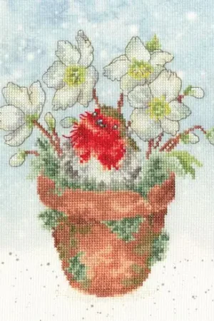 Prezzo Ridotto kit ricamo a punto croce - I cinguettii della stagione - Bothy Threads