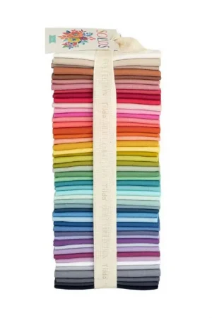 Subito Disponibile Tilda Solids - Bundle 50 Fat Eight Colori Misti 50 x 27 cm