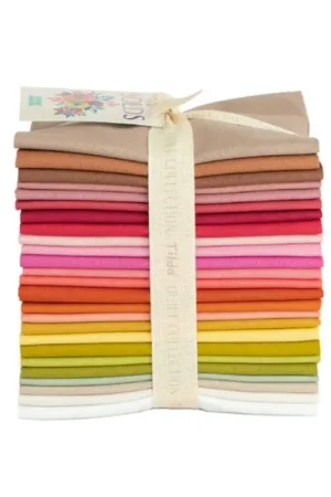 Bestseller Tilda Solids Warm Colors - Bundle 25 Fat Quarter Colori Caldi 50 x 55 cm