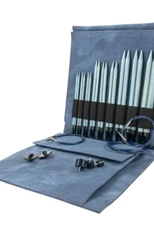 Non Perdere Set di Ferri Circolari Intercambiabili Long Indigo - Lykke