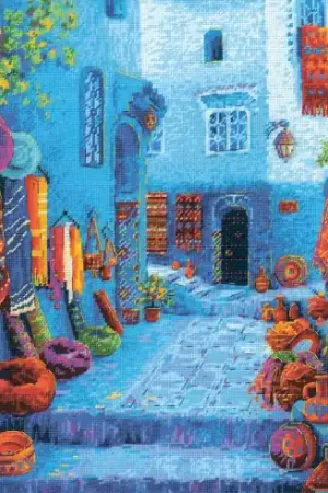 Novità kit ricamo a punto croce - Colori del Marocco - Riolis