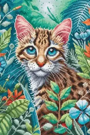 Prezzo Di Fabbrica kit ricamo a punto croce - Gatto nascosto - Ava