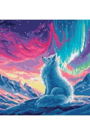 kit ricamo a punto croce - Guardiano dell'aurora - Letistitch Miglior Prezzo