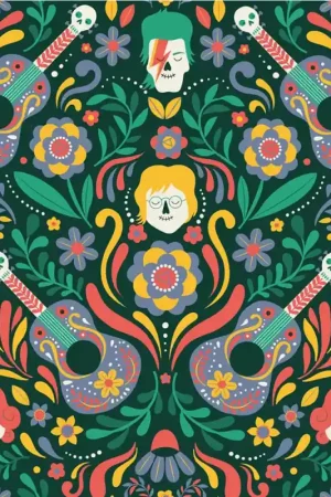 Tessuto Popeline Katia - Halloween Main Saldi