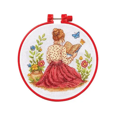 Più Venduto Kit per ricamo a punto croce con tamburo - Una storia incompiuta - Abris Art