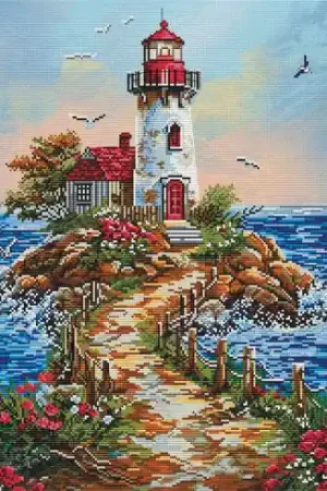 Miglior Prezzo kit ricamo a punto croce - Faro - Nova Sloboda