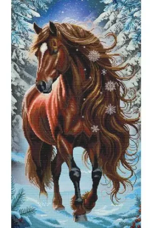 kit ricamo a punto croce - Bellezza d'inverno - Nova Sloboda Promo Stagionale