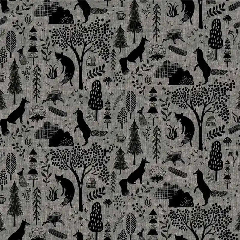 Tessuto di Felpa Melange Katia - Melange Forest Promo Stagionale