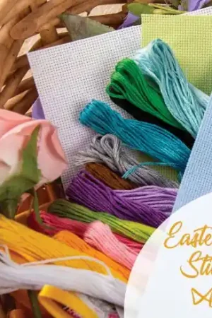 kit ricamo a punto croce - Easter Stitch Along 2026 - Vervaco Affare