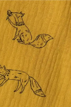 Direttamente Dal Produttore Tessuto Mussola Katia - Foxes