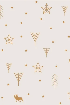 Tessuto Cotton Canvas Gold Katia - Xmas Time Ultime Pezzi