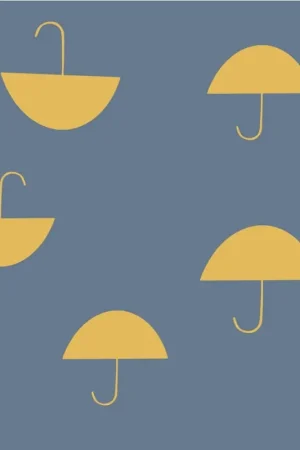 Compra Online Tessuto Soft French Terry Print Katia - Umbrellas