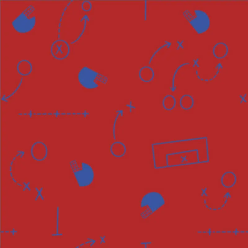 Spedizione Gratuita Tessuto Soft French Terry Print Katia - Rugby