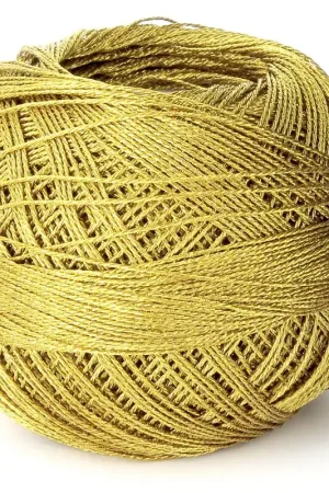 Ultima Occasione Fil en polyester Liz Metallic taille 20 Antique Gold n°328 x146m