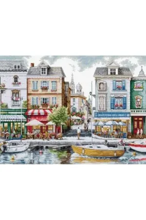 kit ricamo a punto croce - molo - Luca-S Occasione Imperdibile