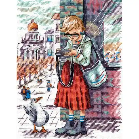 Super Prezzo kit ricamo a punto croce - Una bella foto - MP Studia