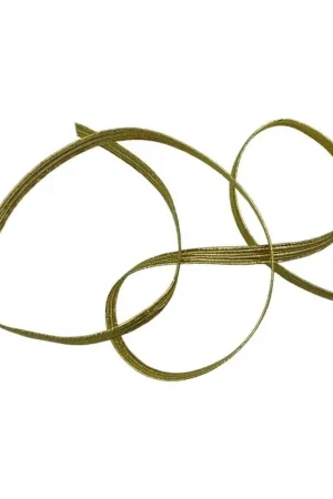 Passamaneria Elastico Nastro Oro Lurex Lucido Alto 5 Mm Prezzo Conveniente