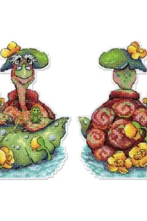 Kit di ornamenti da ricamare - Tortilla la tartaruga - MP Studia Offerta Limitata