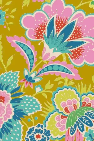 Compra Adesso Tilda Bloomsville Late Bloomer Corn - Tessuto Giallo Mais con fiori tardivi