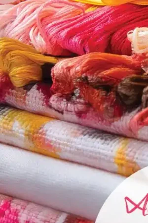 kit ricamo a punto croce - Secret Stitch Along Aïda 2026-1 - Lanarte Spedito Oggi