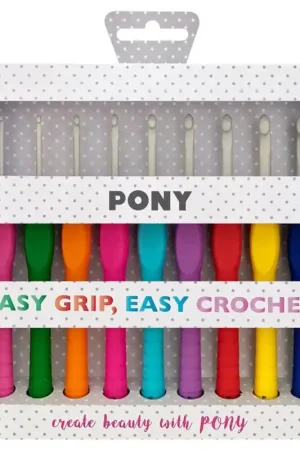Occasione Set di Uncinetti ergonomici - 2 mm a 6 mm - Pony