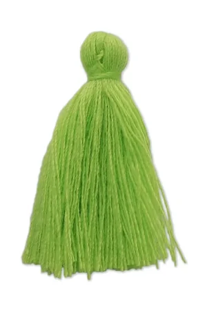 Pompon imitation coton 27-30 mm Lime x1 Di Tendenza