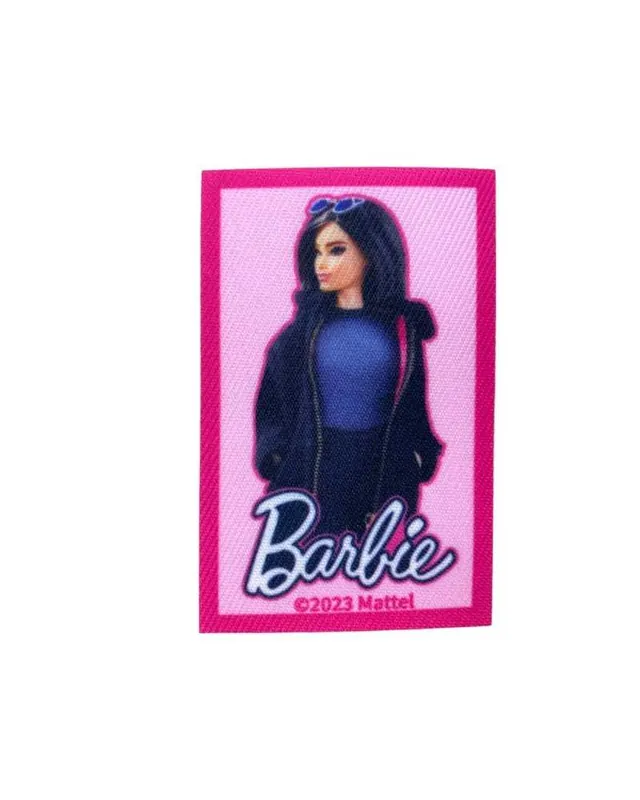 Applicazione Termoadesiva Toppa Personaggio Cartone Animato Bambola Patch Rettangolo Alta 7x4,5 Cm Super Prezzo