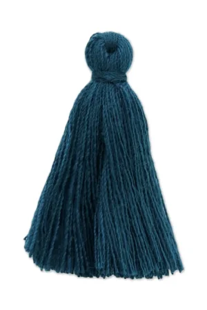 Super Prezzo Pompon imitation coton 27-30 mm Bleu Canard x1