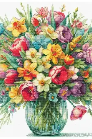 Spedizione Gratuita kit ricamo a punto croce - Umore gioioso - Andriana