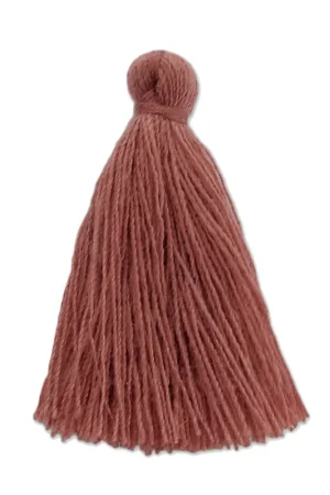 Pompon imitation coton 27-30 mm Sienne x1 Esclusivo