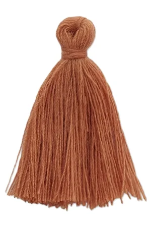 Pompon imitation coton 27-30 mm Caramel x1 Ultimissimo Modello