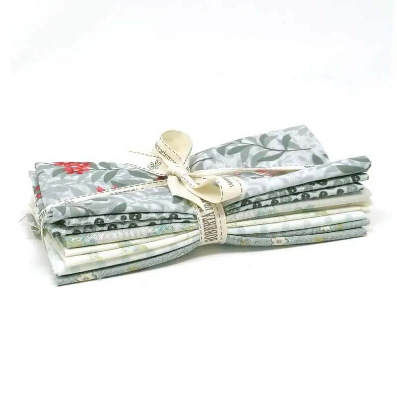 Pacchettino di Tessuti Verde Acqua, 6 stoffe da 25 x 27 cm Ultima Occasione