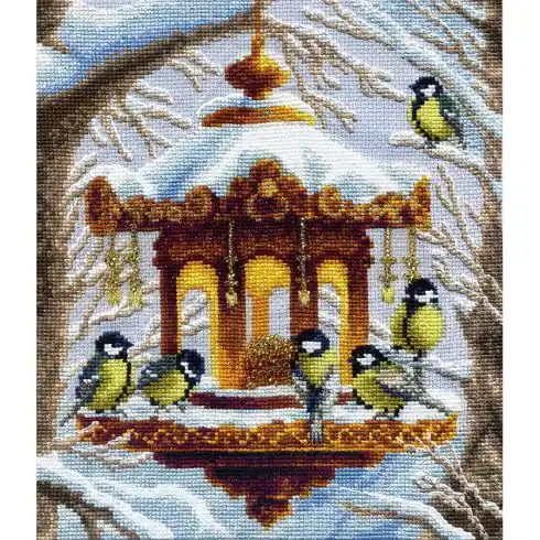 kit ricamo a punto croce - Briciole dal cielo - Charivna Mit Ordina Subito