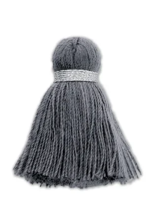 Must-Have Pompon imitation coton 35 mm Gris / argenté x1