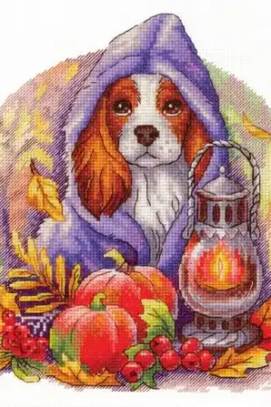 Quantità Limitata kit ricamo a punto croce - Malinconia autunnale - MP Studia