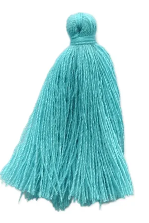 Nuova Collezione Pompon imitation coton 27-30 mm Bleu Azur x1