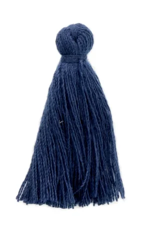 Offerta Pompon imitation coton 27-30 mm Blue Navy x1