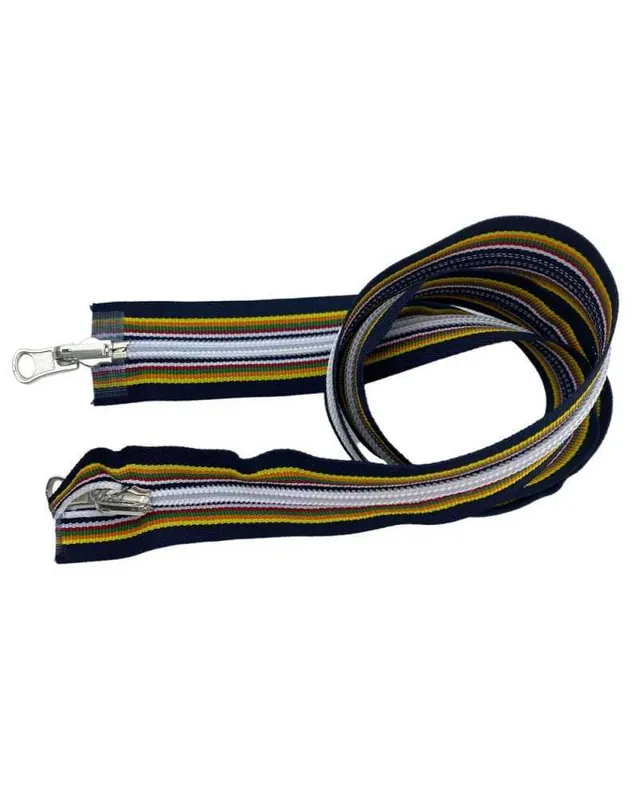 Cerniera Multicolor Zip Lampo Spirale 2 Cursori Reversibile Metallo Argento Giubbino Lunga 1 Mt Prezzo Scontato